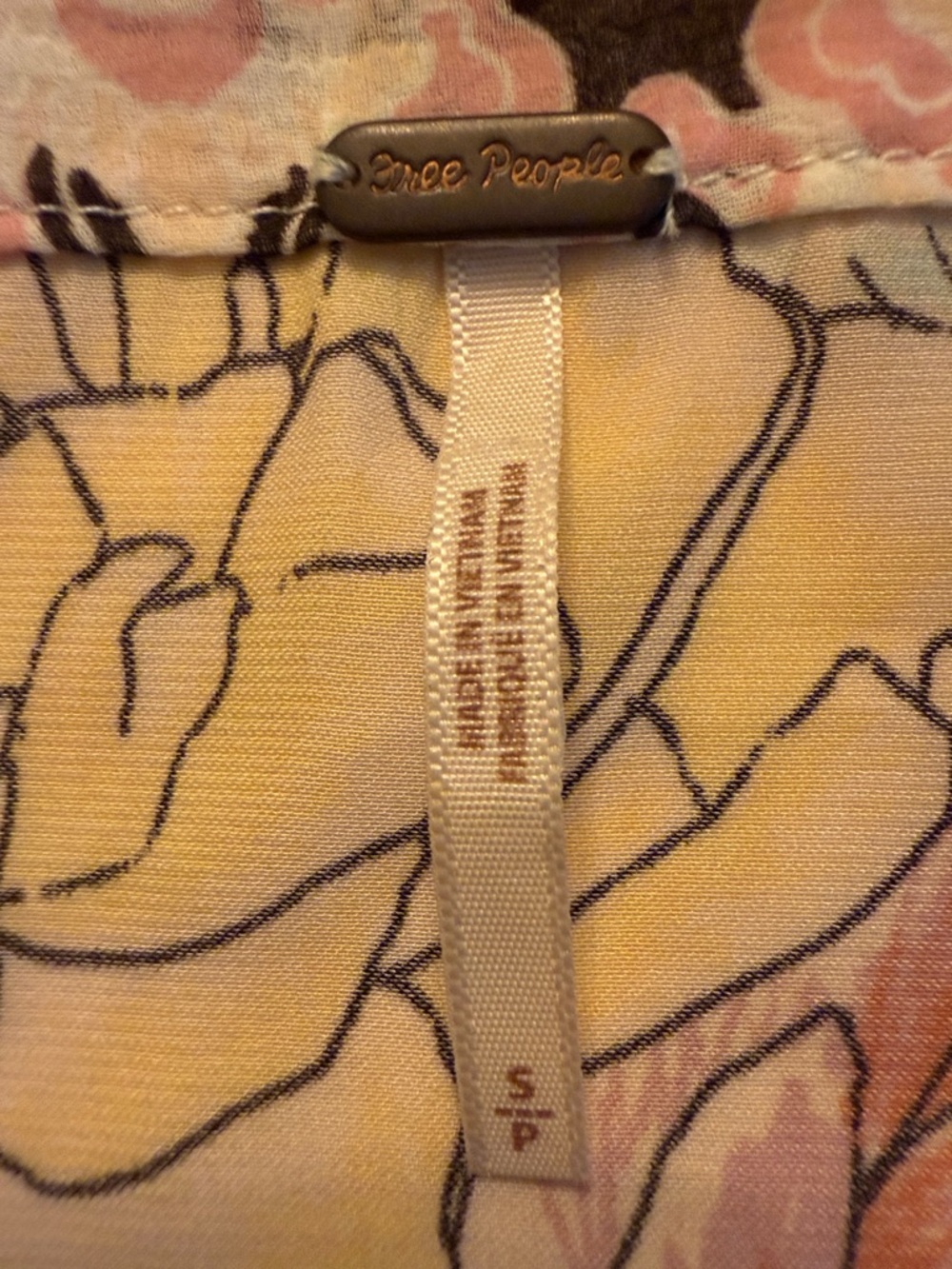 Free People Multicolor Floral Blouse - Picture 6 of 6